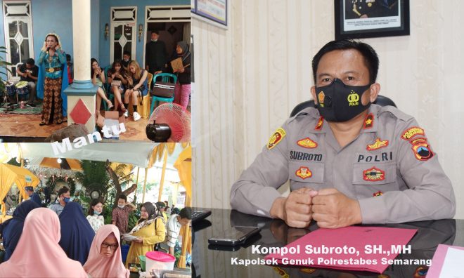 Gelar Hajatan Mantu Tak Patuhi Protkes dibubarkan Polisi