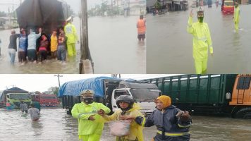 Banjir Genuk Masih Tinggi, Lalu Lintas Tersendat, Hindari Jalur Kaligawe