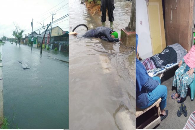 Genuk di Kepung Banjir, Aktifitas Warga Lumpuh, 2 Warga Tewas Kesetrum Listrik