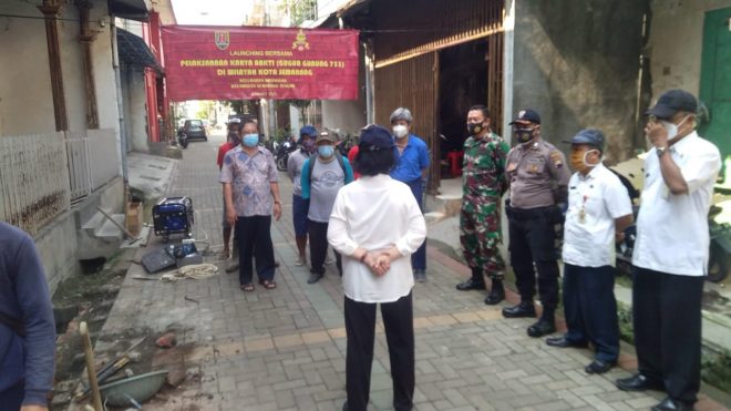 Launcing Bersama Pelaksanaan Karya Bakti, Gugur Gunung 733  di Wilayah Kota Semarang