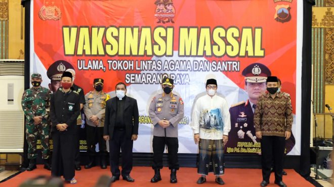 Kapolri Acung Jempol Jawa Tengah Mendukung Vaksinasi