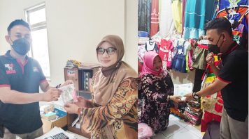 Lagi Yayasan GERAM Blusukan ke Pasar Boja, Kampanye Bahaya Narkoba & COVID-19