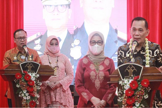 Pisah Sambut Kakanwil Insan Pengayoman Jawa Tengah, Lucky Agung Binarto dengan A. Yuspahruddin BH