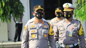 Polrestabes Semarang Gelar Apel Ops Keselamatan Candi 2021