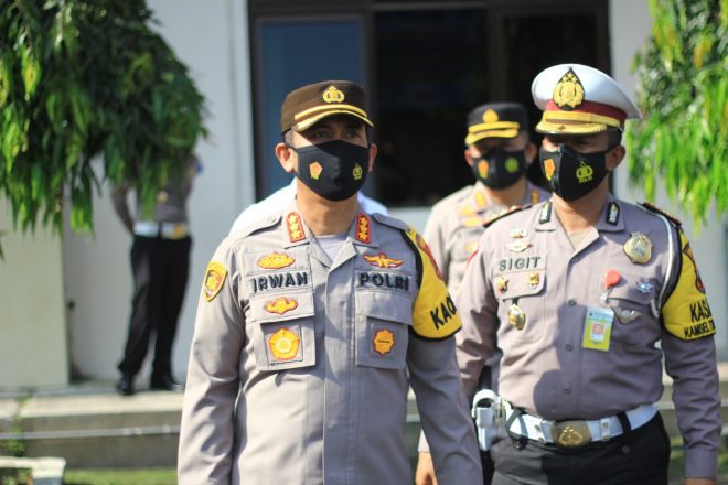 Polrestabes Semarang Gelar Apel Ops Keselamatan Candi 2021