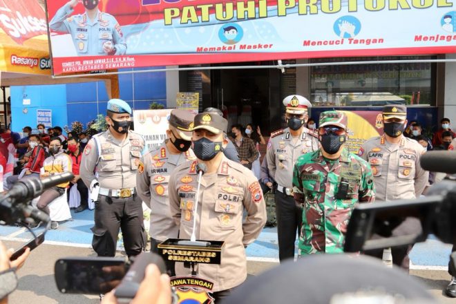 Kapolestabes Semarang, 520 Vaksin dan 514 Vaksinator Disiapkan Di 69 Titik Kota Semarang