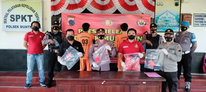 Polsek Muntilan Tangkap Dua Tersangka dalam Operasi Premanisme
