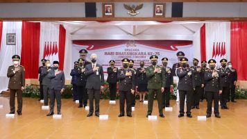 Polda Jateng Gelar Upacara HUT Bhayangkara ke-75 Secara Virtual dan Sederhana