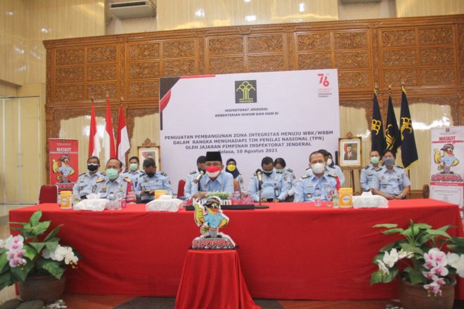 Bersiap Hadapi Tim Penilai Nasional, Satker Kemenkumham Jawa Tengah Diminta Segera Berbenah