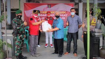 Menkumham Salurkan Bantuan Lagi, Kanwil Jateng Bagikan 500 Paket Sembako