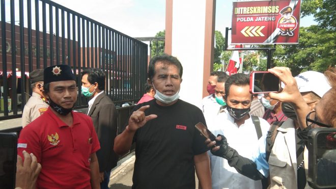 Saya datang kesini tidak untuk Demo, tapi ingin mendukung Polri Sikat Habis mafia Pupuk Bersubsidi