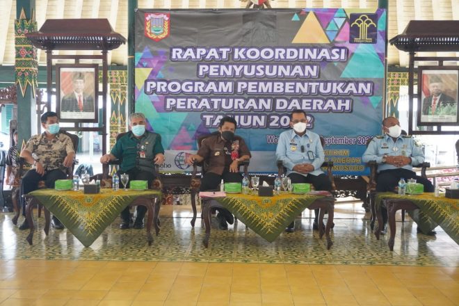 Sinergitas Kemenkumham Jateng – Pemkab Wonosobo Gelar Rakor Penyusunan Program Pembentukan Perda