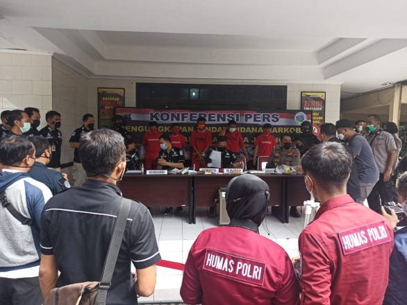 Ditresnarkoba Polda Jateng Ungkap Peredaran Sabu di Jateng, 5 Tersangka Diamankan