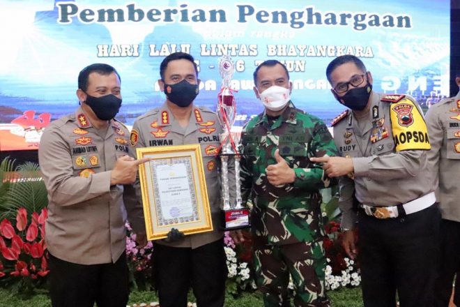 Polda Jateng Gelar Syukuran Peringati Hari Jadi Lalu Lintas Bhayangkara ke-66