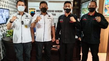 DPD GERAM Jateng dukung Kinerja Ditresnarkoba Polda Jawa Tengah