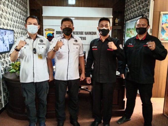 DPD GERAM Jateng dukung Kinerja Ditresnarkoba Polda Jawa Tengah