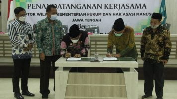 Kemenkumham Jateng dan Universitas Wahid Hasyim Jalin Kerjasama