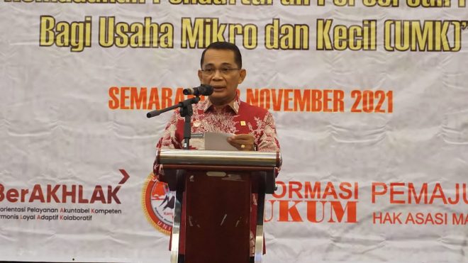Pendaftaran Perseroaan Perorangan di Sosislisasikan Menkumham diJateng