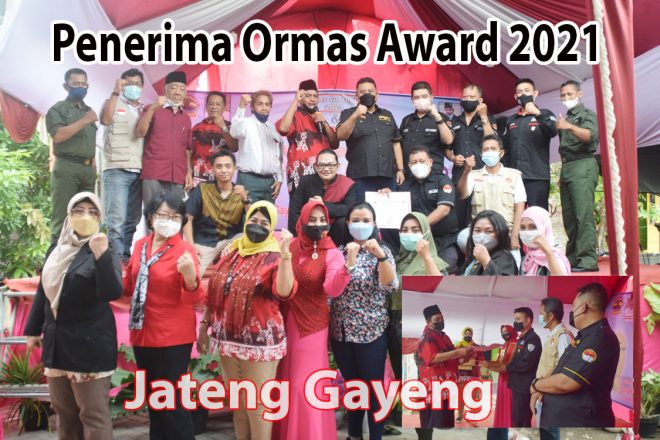 Empat Ormas Terbaik di Jateng Terima Penghargaan