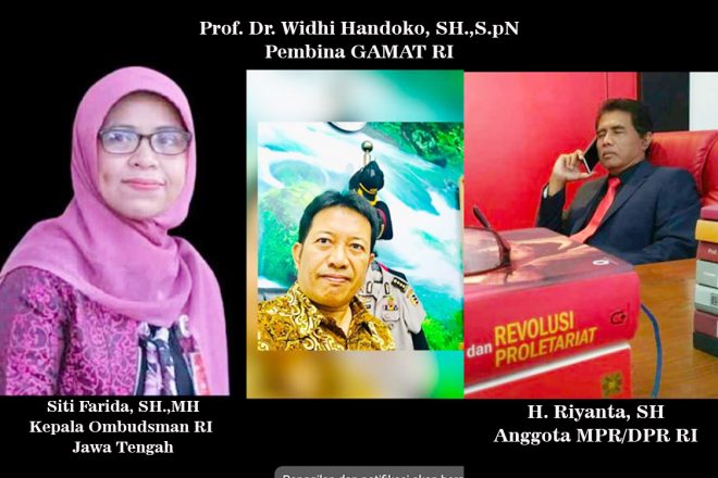 Catatan Akhir Tahun 21′ Ombudsman RI Jawa Tengah dan Gamat RI Kritik Kinerja BPN