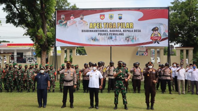 Tiga Pilar Rapatkan Barisan, Kejar Capaian Vaksin dan Amankan Nataru di Pemalang