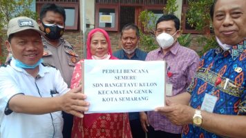 SDN Bangetayu Kulon Peduli Erupsi Gunung Semeru, Galang dana hingga Jutaan Rupiah