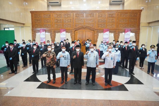 Dimasa Injuritime Kakanwil Kumham Jawa Tengah Melantik Pejabat Penting
