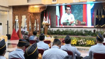 Kanwil Kemenkumham Jateng menggelar Deklarasi Janji Kinerja dan Pencanangan Pembangunan Zona Integritas Menuju WBK dan WBBM