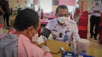 Aksi Donor Darah Warnai Peringatan Hari Besar Kemenkumham Jateng