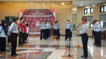 Kakanwil Kemenkumham Jateng A Yuspahruddin meminta penerapan Corporate University lebih dimaksimalkan