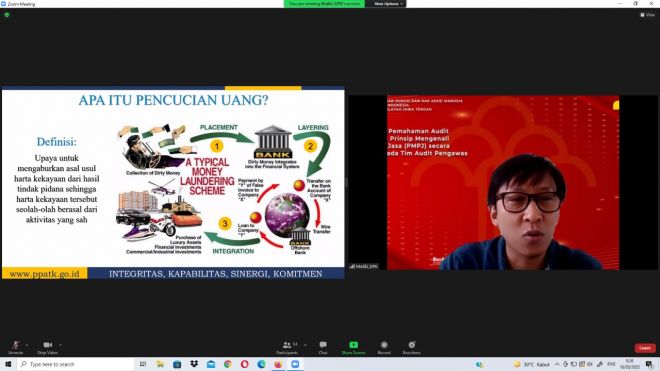 Kantor Wilayah Kementerian Hukum dan HAM Jawa Tengah menggelar Sosialisasi Audit Kepatuhan Prinsip Mengenali Pengguna Jasa (PMPJ)