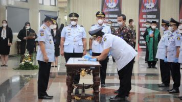 Nomenklatur Berubah, Kakanwil Kemenkumham Jateng Lantik Kepala BHP Semarang