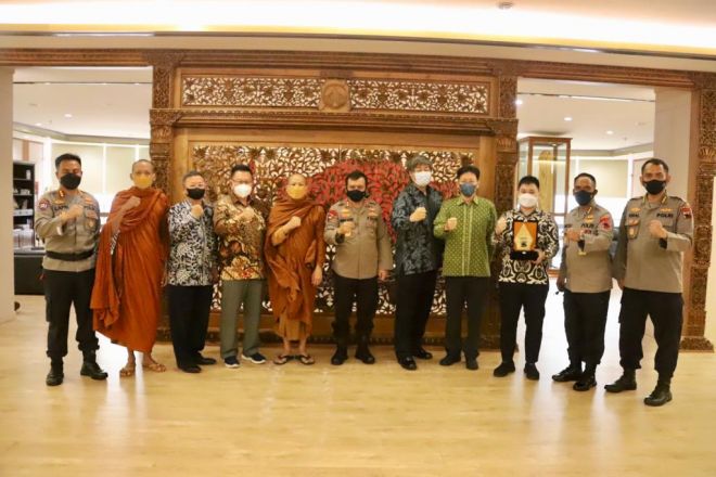 Perwakilan Umat Buddha Audensi Dengan Kapolda Jateng, Perayaan Waisak Digelar di Candi Borobudur, Beserta Rangkaian Acaranya