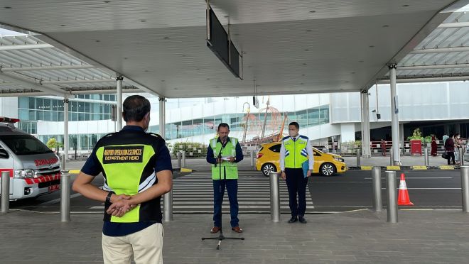 POSKO TERPADU ANGKUTAN UDARA DI BANDARA INTERNASIONAL JENDERAL A. YANI SEMARANG RESMI DITUTUP