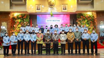 Proses Pembangunan Zona Intregritas Jajaran Kanwil Kemenkumham Jawa Tengah di Evaluasi