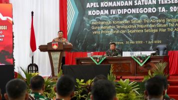 Sinergitas TNI – Polri di Jawa Tengah  Sudah Teruji