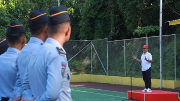 Kakanwil Kemenkumham Jawa Tengah beriwejangan terhadap alumni Poltekip angkatan 52