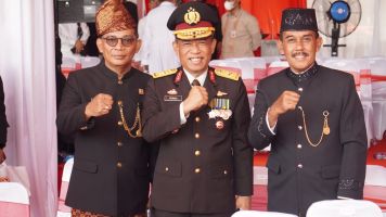 Sekjen Kemenkumham dan Kakanwil Jateng Hadiri Upacara HUT Bhayangkara Ke 76