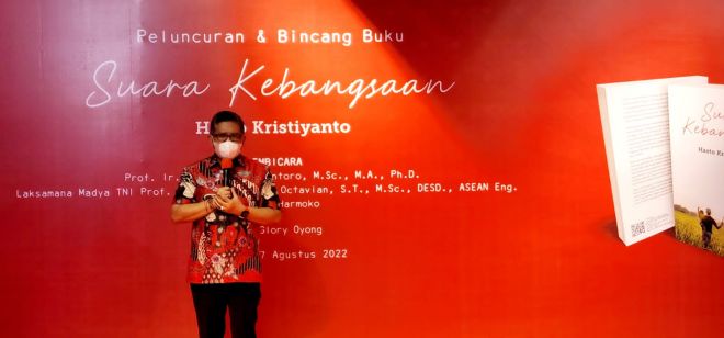 Buku Suara Kebangsaan Karya Hasto Tunjukkan Pentingnya Jaga Kebudayaan Bangsa Indonesia