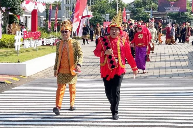 Kemenkumham Jateng Gelar Traditional Fashion Week, Ramaikan Perayaan HUT RI Ke 77