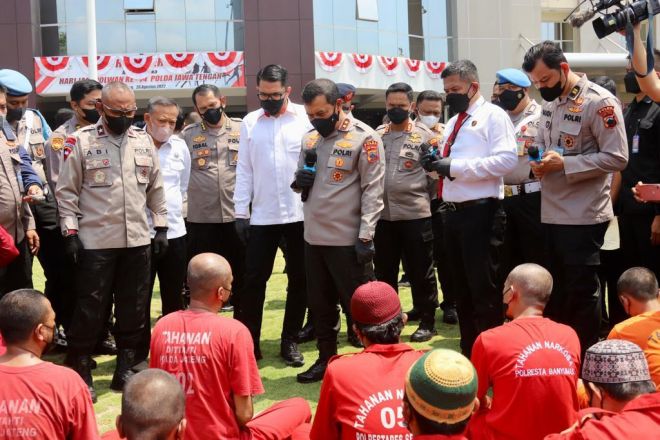 Polda Jateng Ungkap Peredaran Narkoba Jaringan Lokal Hingga Afrika, Puluhan Bandar di tangkap