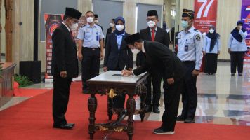 Lantik PPNS & PAW MPD, Kakanwil Kemenkumham Jateng Beri Pesan Khusus