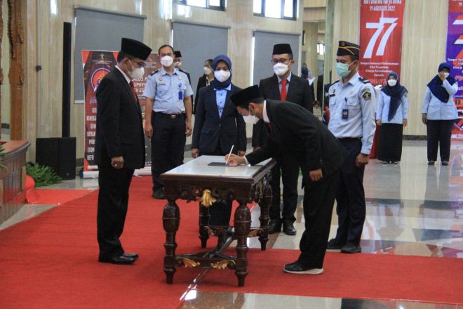 Lantik PPNS & PAW MPD, Kakanwil Kemenkumham Jateng Beri Pesan Khusus