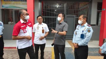 Capai Progres 51, 48 %, Progres Pembangunan Blok Hunian Lapas Slawi Tuai Apresiasi Karo Perencanaan dan Karo Keuangan