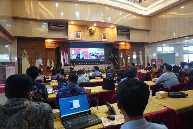 Tingkatkan Kedisiplinan Pegawai, Kemenkumham Jateng Monev Integrasi SIMPEG