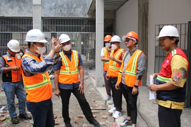 Proses Pembangunan Rutan Semarang kembali mendapatkan atensi Pimpinan Tinggi Pratama Unit Pusat