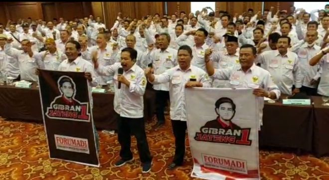 Forum Mantan Aparatur Desa Dukung Gibran Maju PilGub Jateng 2024