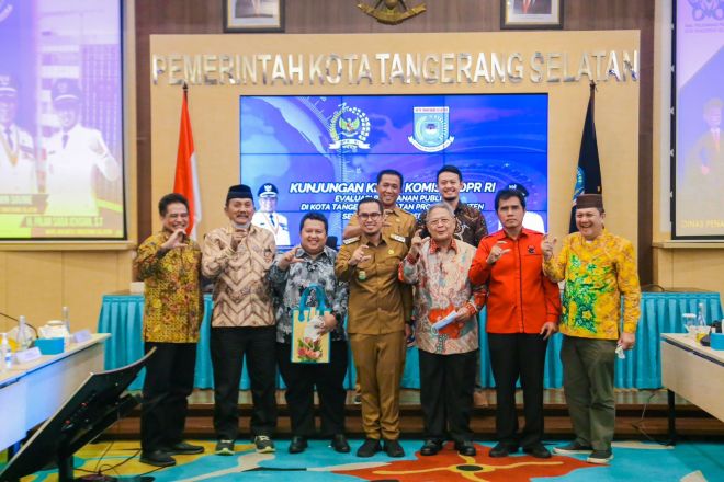 Riyanta Anggota DPR RI Komisi II  Kunspek ke Pemkot Tangerang Selatan menelisik Pelayanan Publik