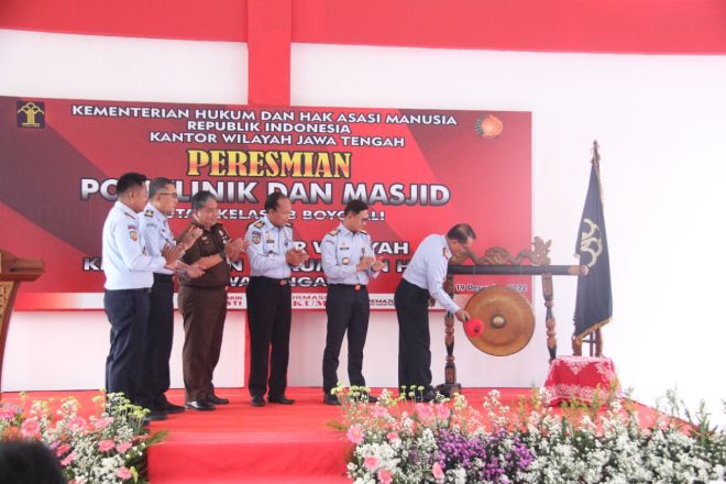 Rutan Kls IIB Boyolali Punya Masjid dan Poliklinik Kesehatan