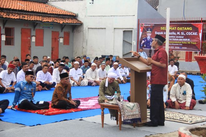 Beri Tausiyah Di Lapas Tegal, Irjen Razilu Sampaikan Kunci Sukses Manusia Dalam Hidup